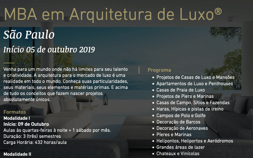 Arquitetura de Luxo 2